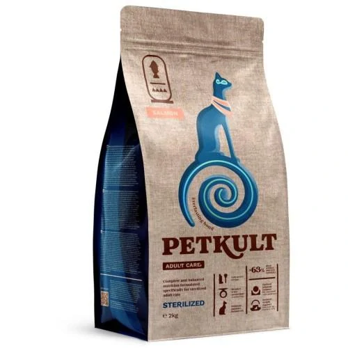 Petkult Cat Sterilised Salmon