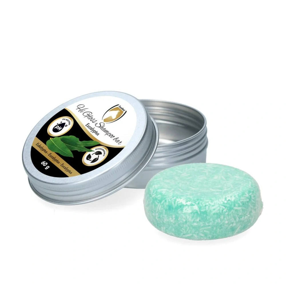 Šampon Excellent Hi Gloss Eucalyptus, tuhý 60g + dvě síťky ZDARMA