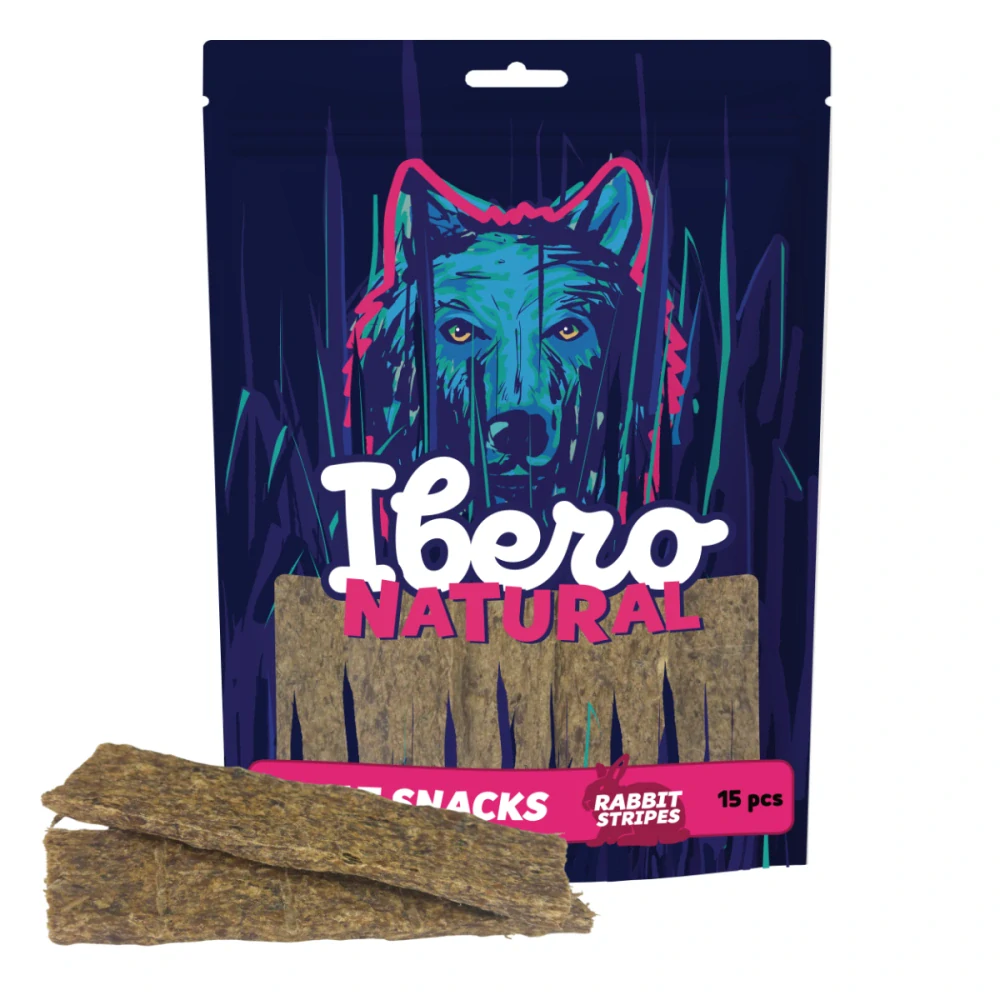 Ibero Meat Snack Rabbit Stripes - 5 ks