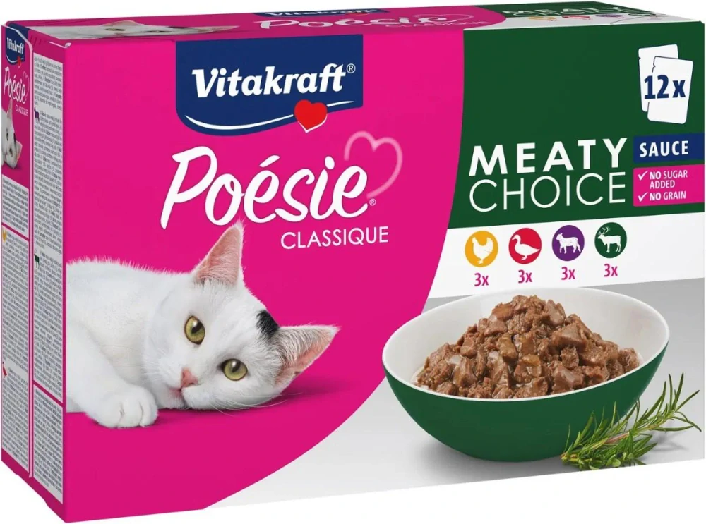 Vitacraft Poésie Meaty Choice Kapsy - 12x85 g