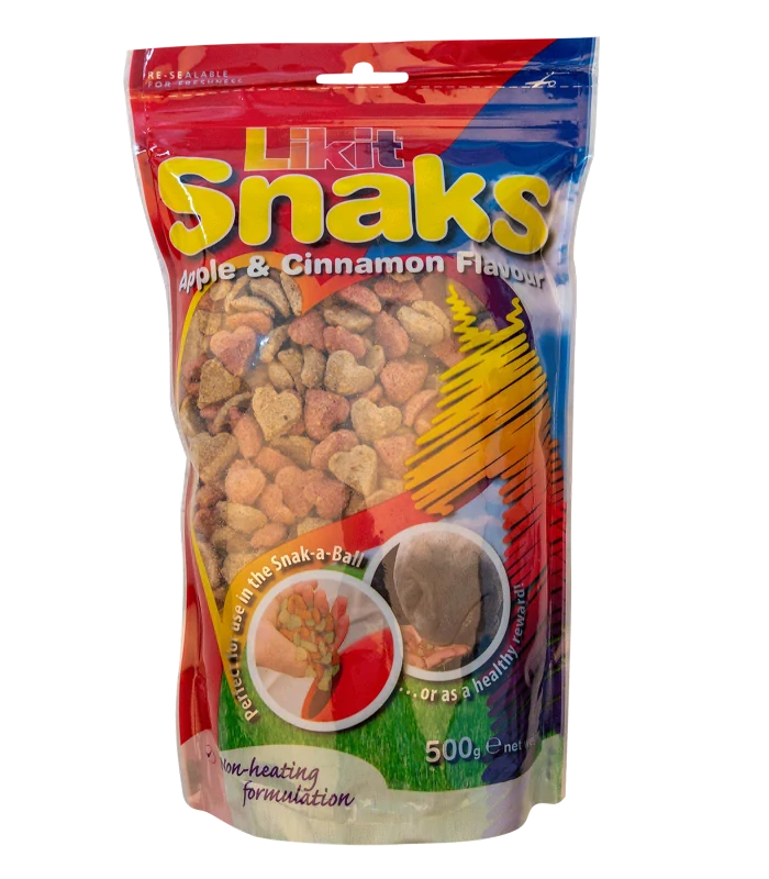 Pamlsky Likit Snacks jablko/skořice, 500 g