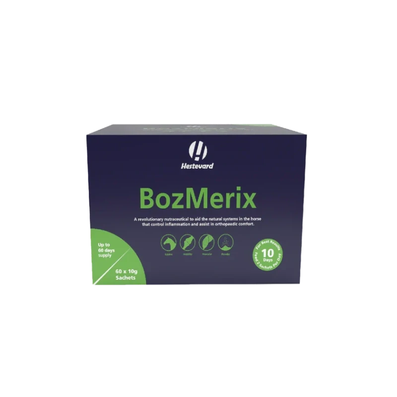 Přirozeně protizánětlivý Veterinary Bozmerix pro koně na akutní bolest, balení 20 sáčků po 10g