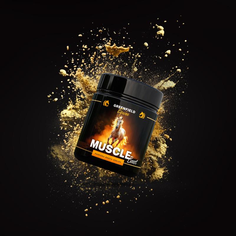 Muscle Boost – zdravý růst svalů, síla a kondice na přirozené bázi, 1,5 kg