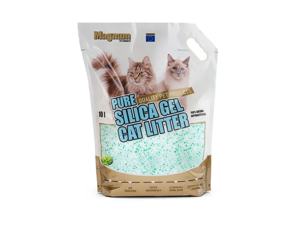 Magnum Pure Silica Gel Cat Litter Green Tea