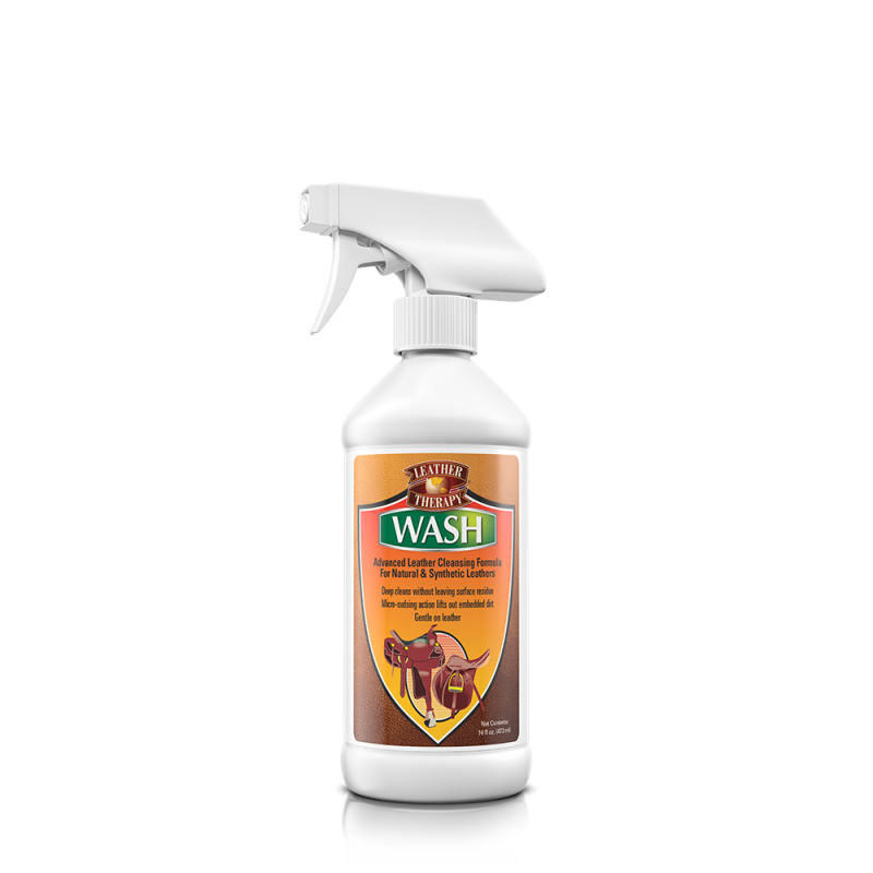 Leather Therapy Wash, mýdlo ve spreji na umělou či pravou kůži, 473 ml