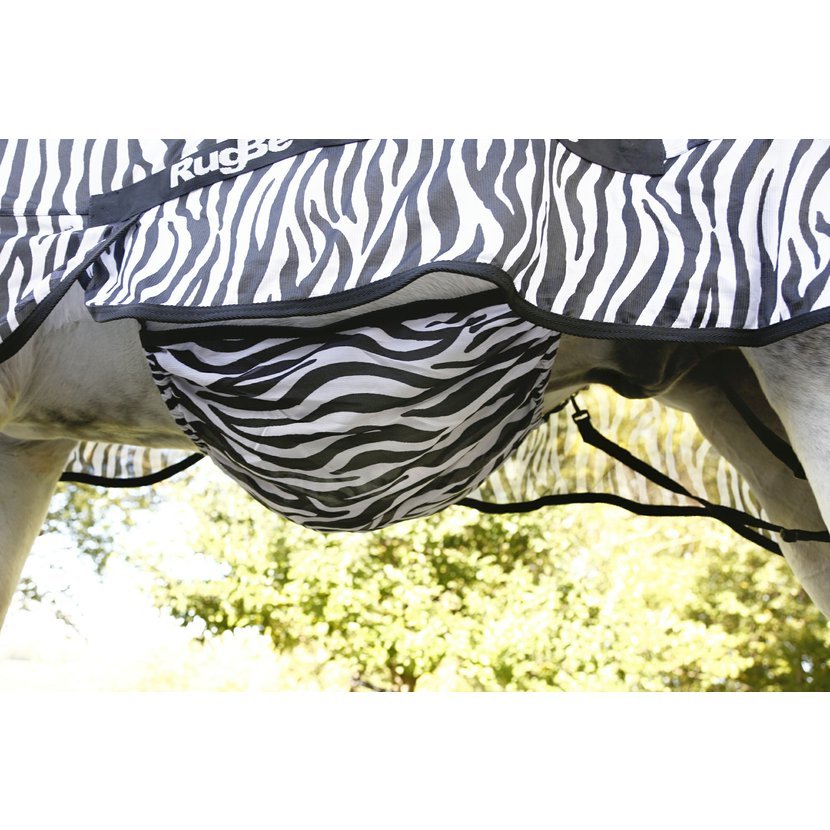 Síťová deka proti hmyzu pro koně s krčním dílem ZEBRA
