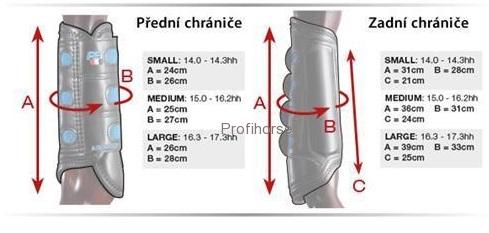 Krosové chrániče Premier Equine Carbon Tech, přední