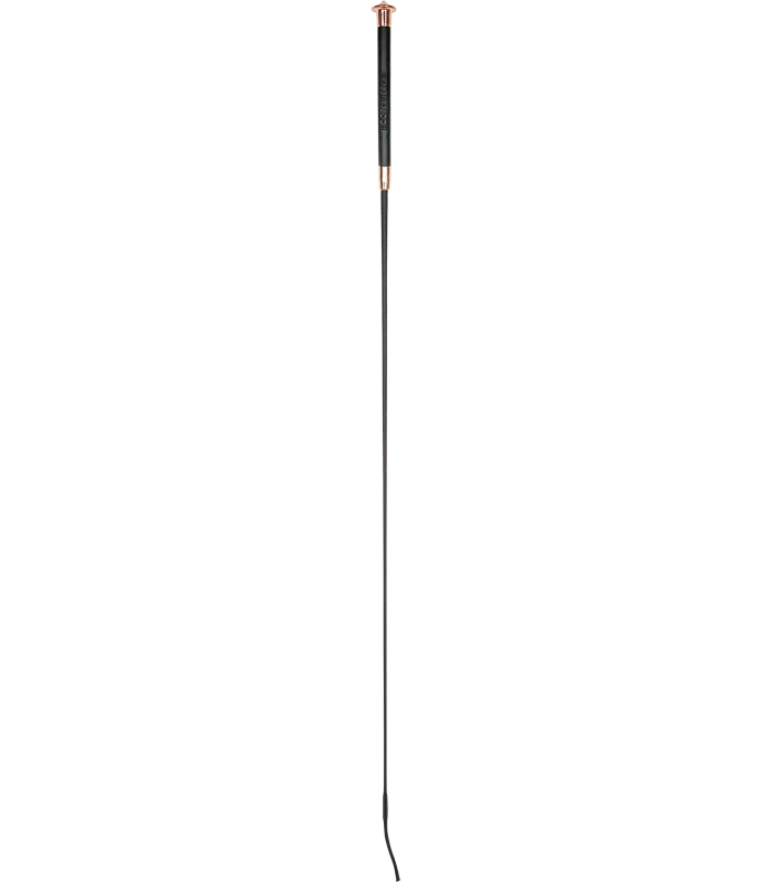 Drezurní bič Noblesse, černá-rosegold