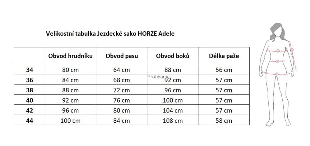 Jezdecké sako HORZE Adele, dámské