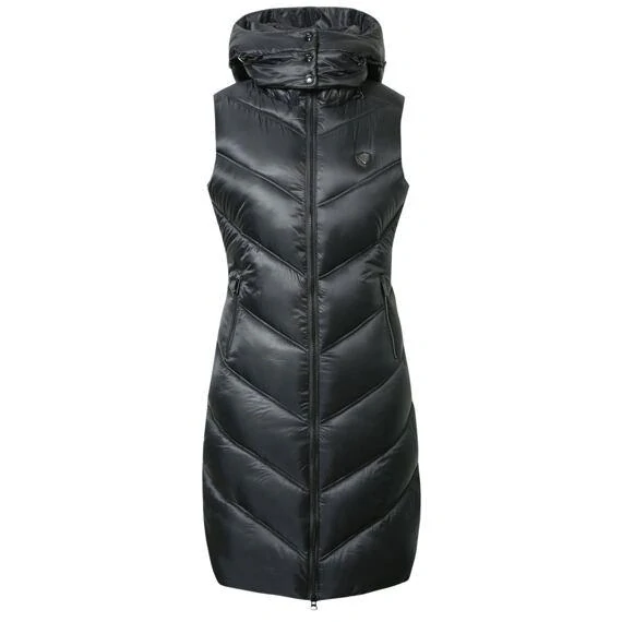 Dámská dlouhá prošívaná vesta Covalliero podzim/zima 2024