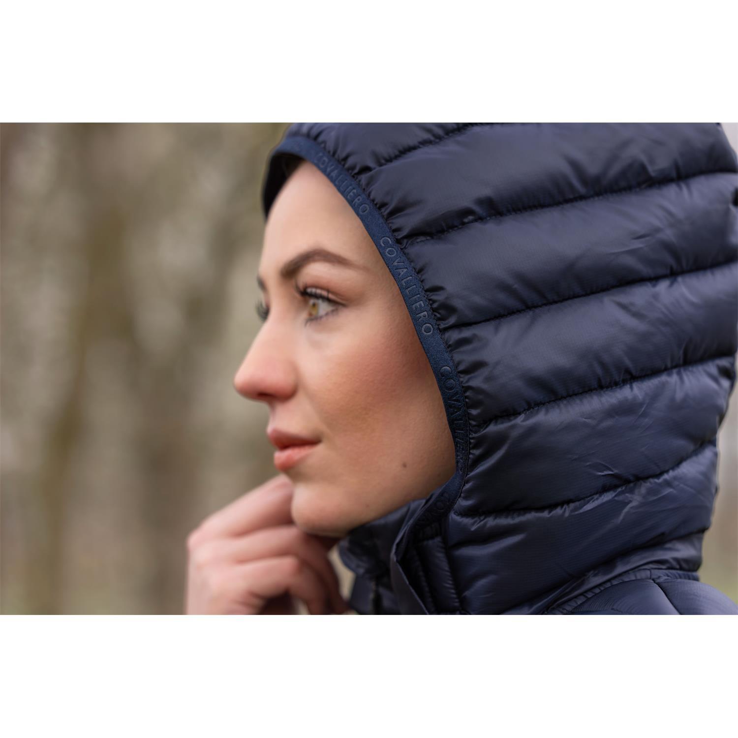 Dámská vesta Covalliero podzim/zima 2025/2026 Quilted, modrá