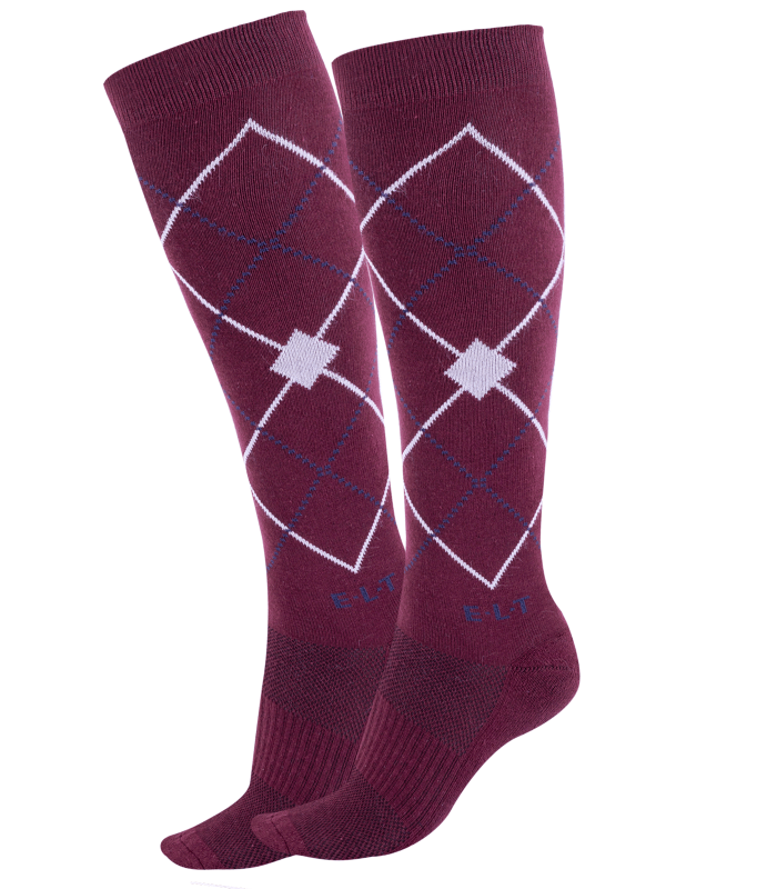 Jezdecké podkolenky Argyle ELT