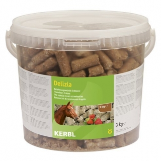 Pochoutka pro koně DELIZIA, jahoda, 3kg