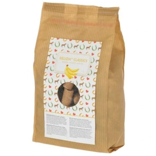Pochoutka pro koně DELIZIA, banán, 1 kg