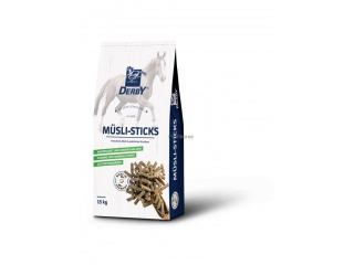 Derby Müsli Stixx, 15 kg müsli tyčinka pro sportovní a rekreační koně