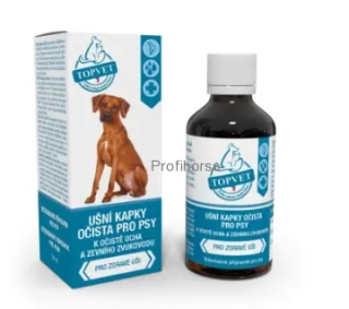 GREEN IDEA Ušní kapky očista pro psy 50ml
