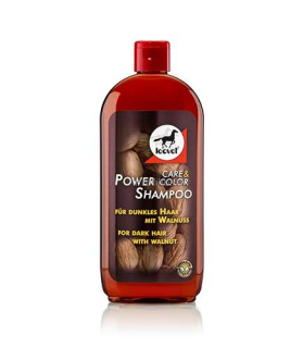 Šampon LEOVET Power vlašský ořech pro tmavé koně, 500 ml