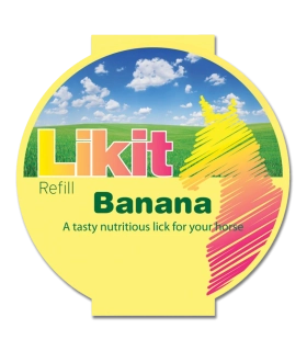 Liz pro koně Likit, náhradní náplň, 625 g, banán