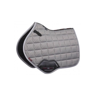 Podsedlová dečka Lemiux se síťovinou, šedá