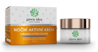NOČNÍ AKTIVNÍ KRÉM S MANDLOVÝM OLEJEM - hydratuje, regeneruje