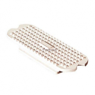 Gumy do třmenů rovné, 12cm, bílá - pár