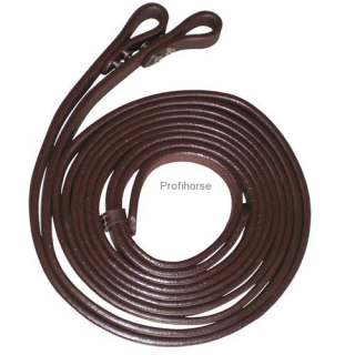 Westernové jednoduché otěže, tmavé, 2,1 m