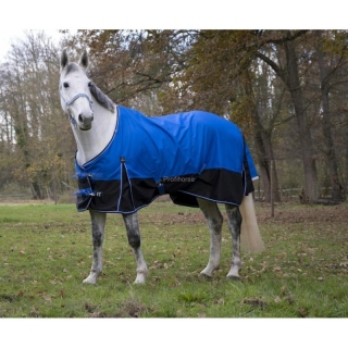 Výběhová deka EQUITHEME Tyrex 1200D Aisance, modro/černá