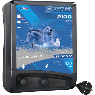 Zdroj pro elektrický ohradník LACME SECUR 2100 HTE, síťový, 1,1 J