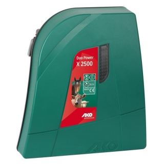 Zdroj pro elektrický ohradník AKO DUO-Power X 2500, kombinovaný, 2 J