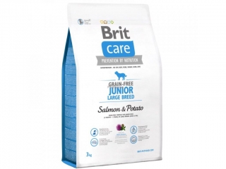 Brit Care Grain-free Junior Large Breed Salmon & Potato 3kg