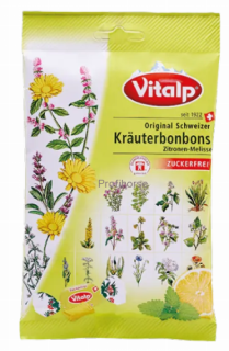 ŠVÝCARSKÉ BONBONY CITRON–MEDUŇKA BEZ CUKRU
