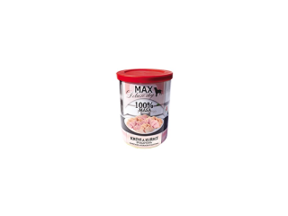 MAX deluxe krůtí a kuřecí svalovina 400g