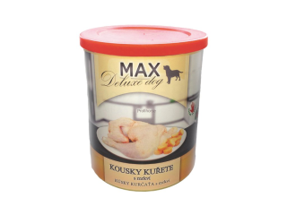 MAX deluxe kousky kuřete s mrkví 400g