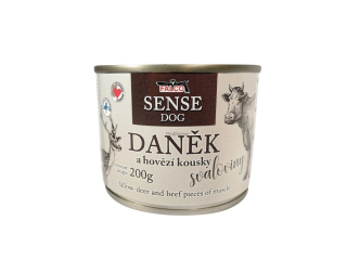 FALCO SENSE DOG daněk a hovězí 200g