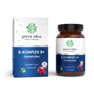 B-KOMPLEX 8+ ČERVENÁ ŘEPA Komplex vitamínů B, minerálů a přírodních aktivních látek