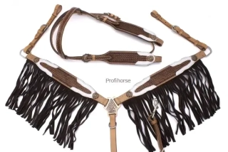 Vintage westernový set s třásněmi