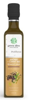 ARÓNIE+ČERNÝ BEZ SIRUP - TŘTINOVÝ