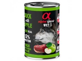 AS WET Food Duck with green apple 400g