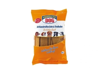 Perfecto Dog Masové plátky krůta + kachna 20ks 200g