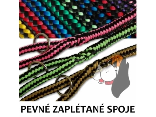 Vodítko jednoduché zapletené 6mm x 150cm