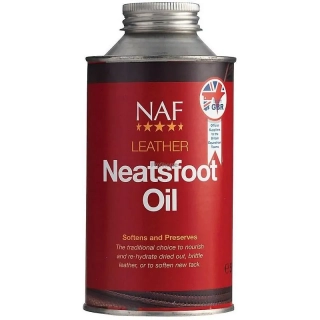 Neatsfood oil špičkový olej pro dlouhodobý lesk, pružnost a trvanlivost vašeho koženého vybavení, 500 ml