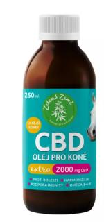 CBD olej pro koně Extra 2000 mg, 250 ml