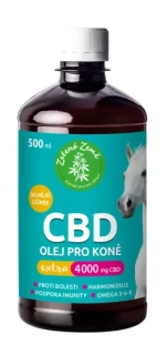 CBD olej pro koně Extra 4000 mg, 500 ml