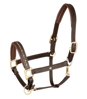 Kožená ohlávka Waldhausen X-Line Crystal