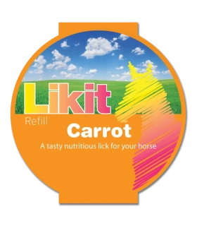 Ovocný liz pro koně LIKIT mrkev, 250 g
