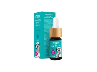 CBD olej pro psy 5%, 10 ml