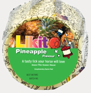 Minerální liz pro koně Likit, 625 g, ananas