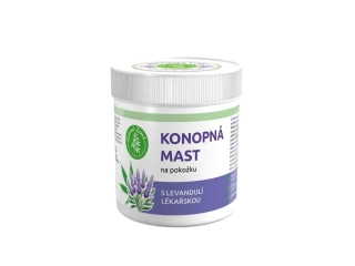 Konopná mast s levandulí, 100 ml