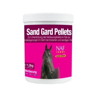 Sand gard pro koně náchylné k pískové kolice s probiotiky, psylliem a vitamíny, kyblík 1,2 kg