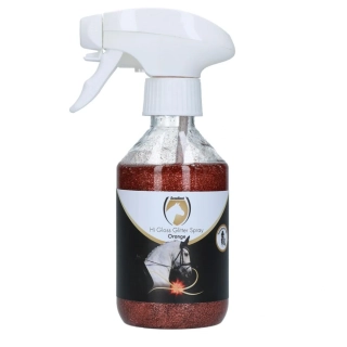 Sprej s třpytkami Excellent Horse Hi Gloss, oranžové, 250 ml
